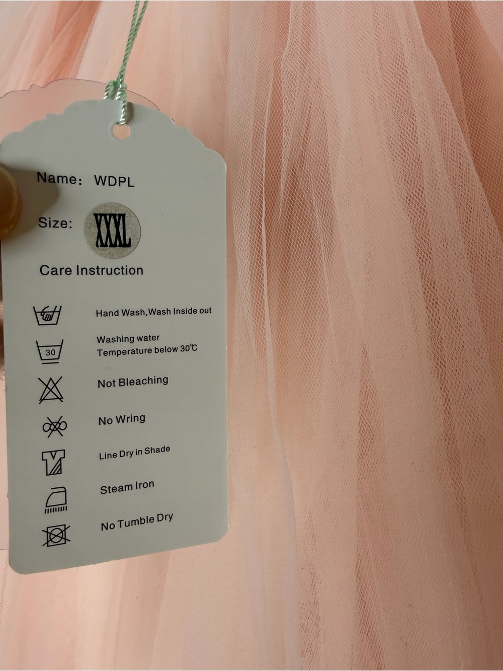 Soft Balletcore Blush Pink Tulle Midi Skirt NWT Fairycore Romantic 3X Soft Girl - Picture 6 of 6